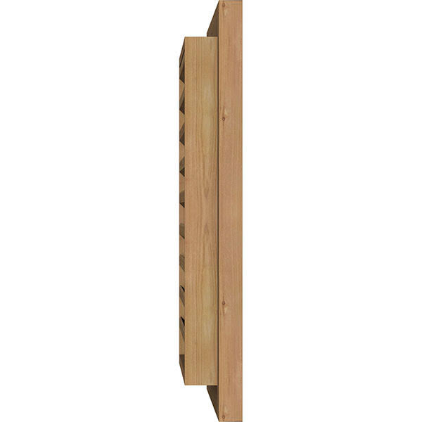Unfinished Rough Vertical Gable Vent C6206