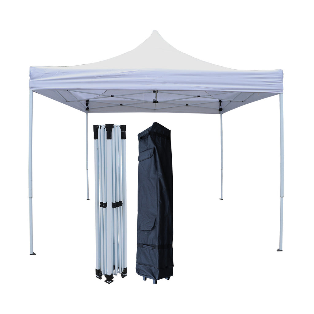 White 10x10 Ft Heavy Duty Canopy Tent H837509