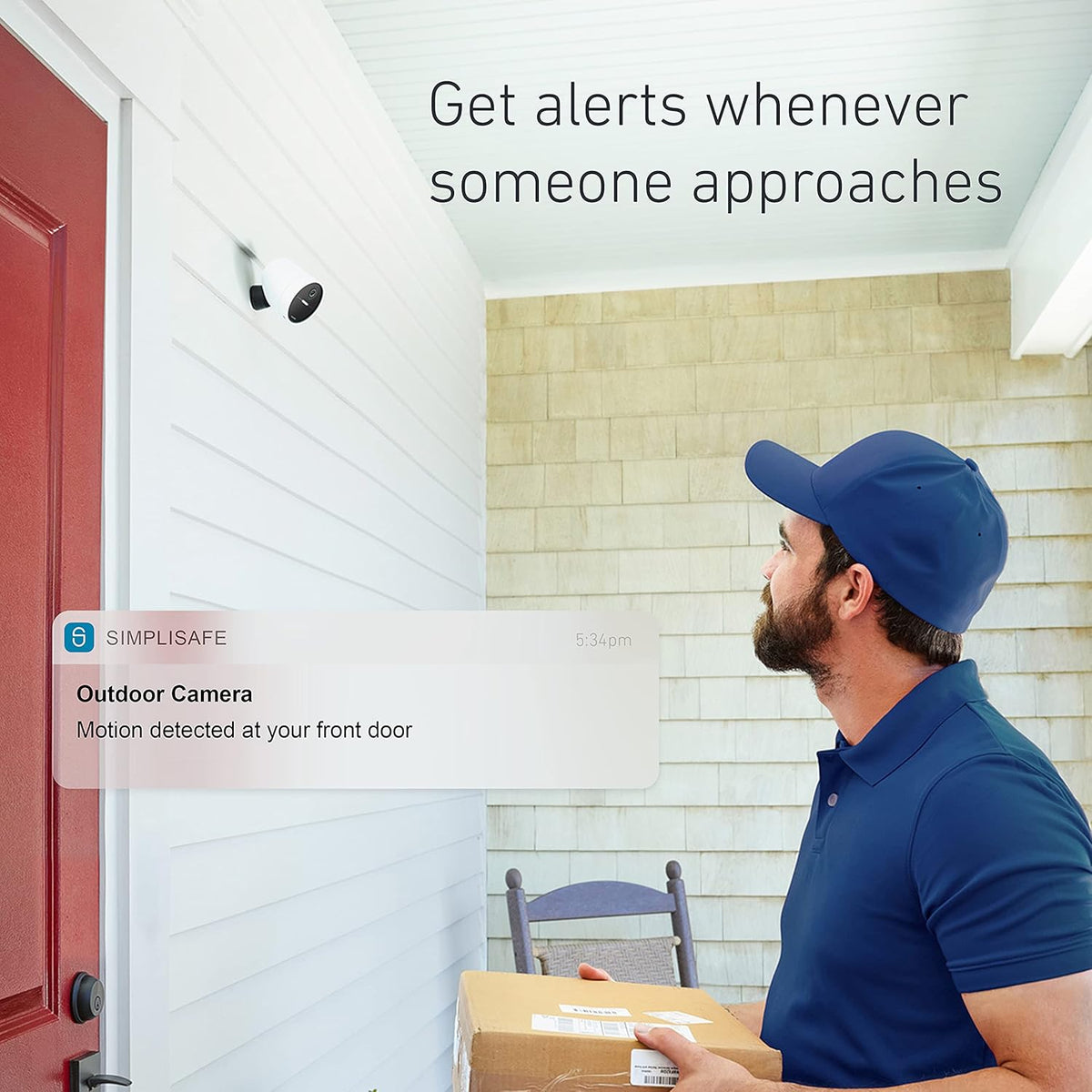 10 Piece Wireless Home Security System with Outdoor Camera D8119