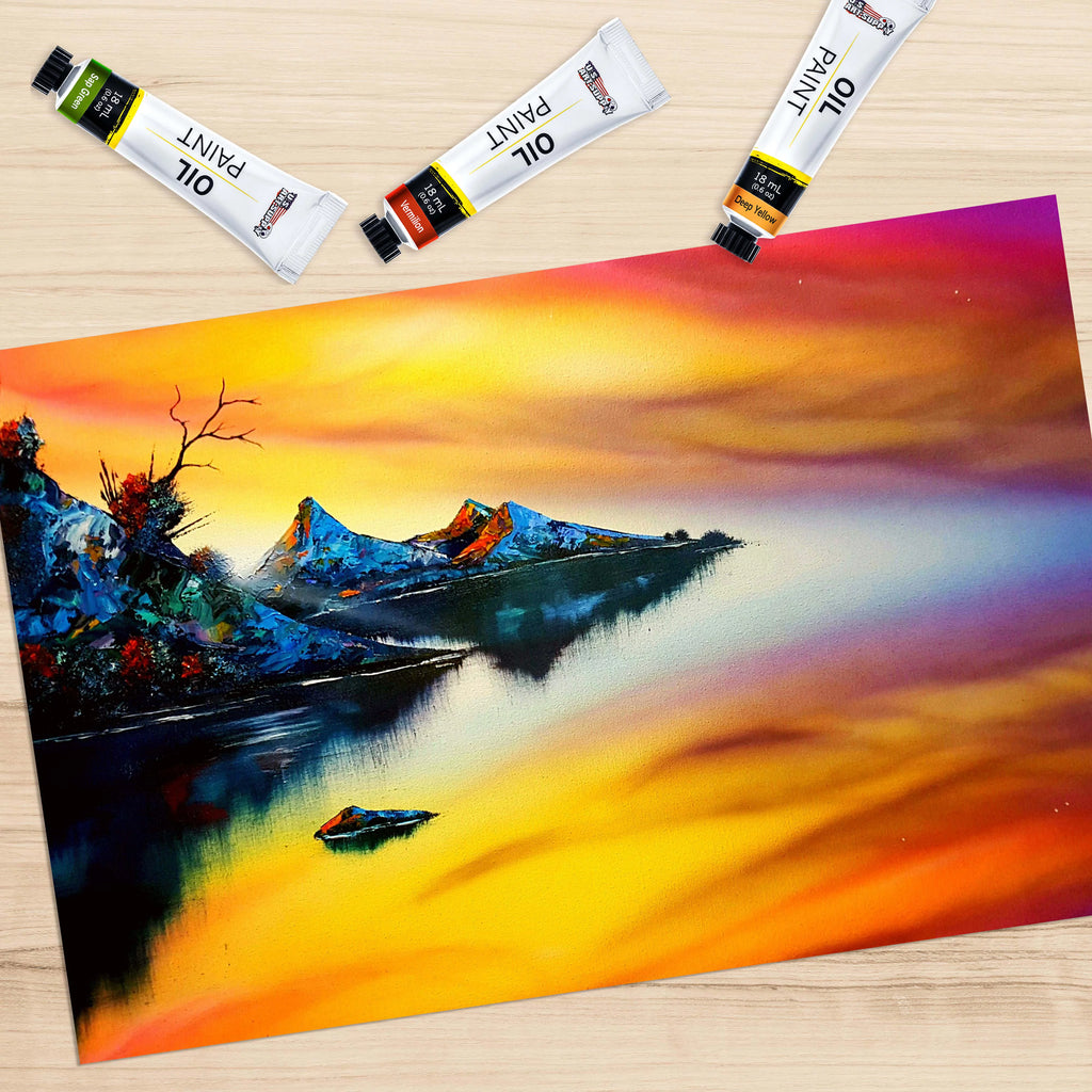 36 Color Set of Art Oil Paint in Large 18ml Tubes G24786