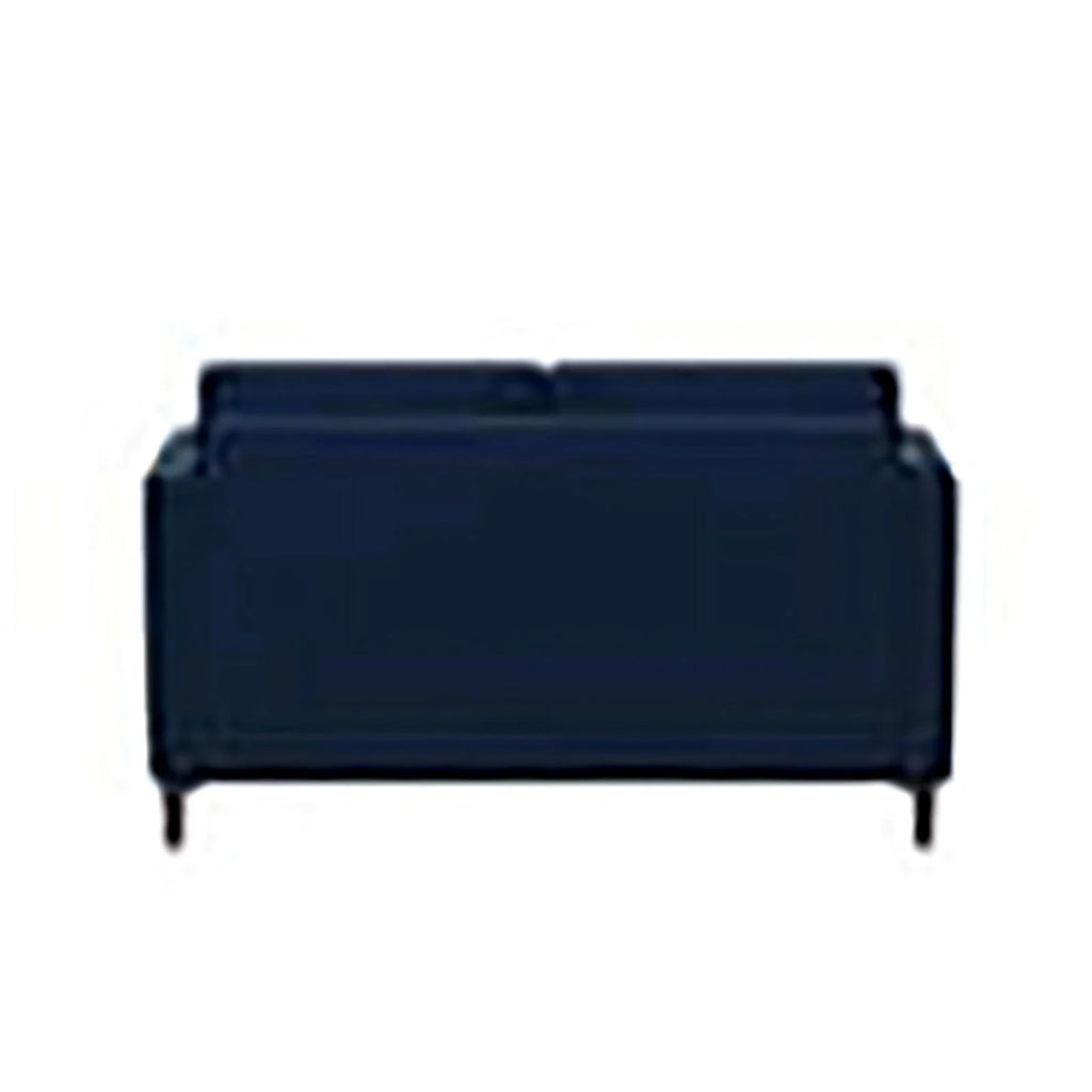 Navy Blue Fabric Loveseat I6290