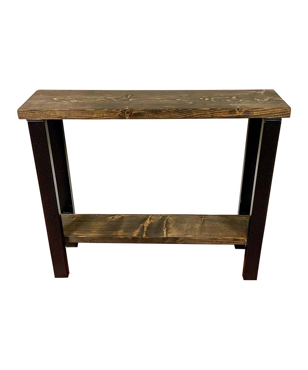 Dark Walnut Solid Wood Console Table Z34930