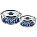Storage and Serving Containers with Drainage Grille Set of 2 G714632