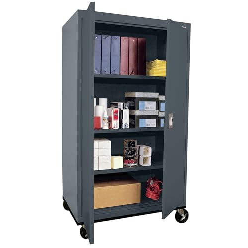 Black Metal Storage Cabinet T391