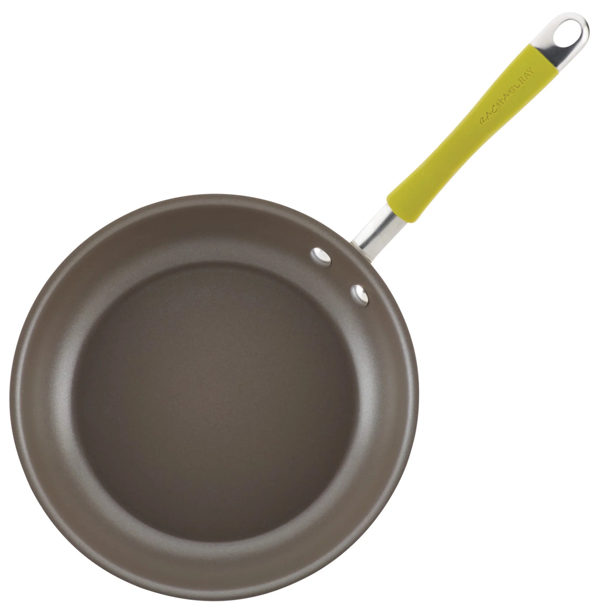 12 Piece Hard Porcelain Enamel Nonstick Pots and Pans, Lemongrass Green N397