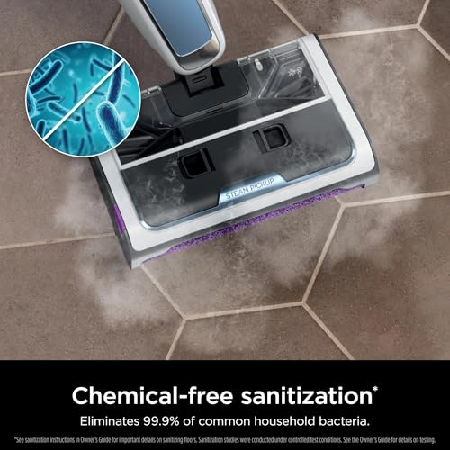 3-in-1 Lightweight Steam Mop for Hardwood Tile Laminate O4110