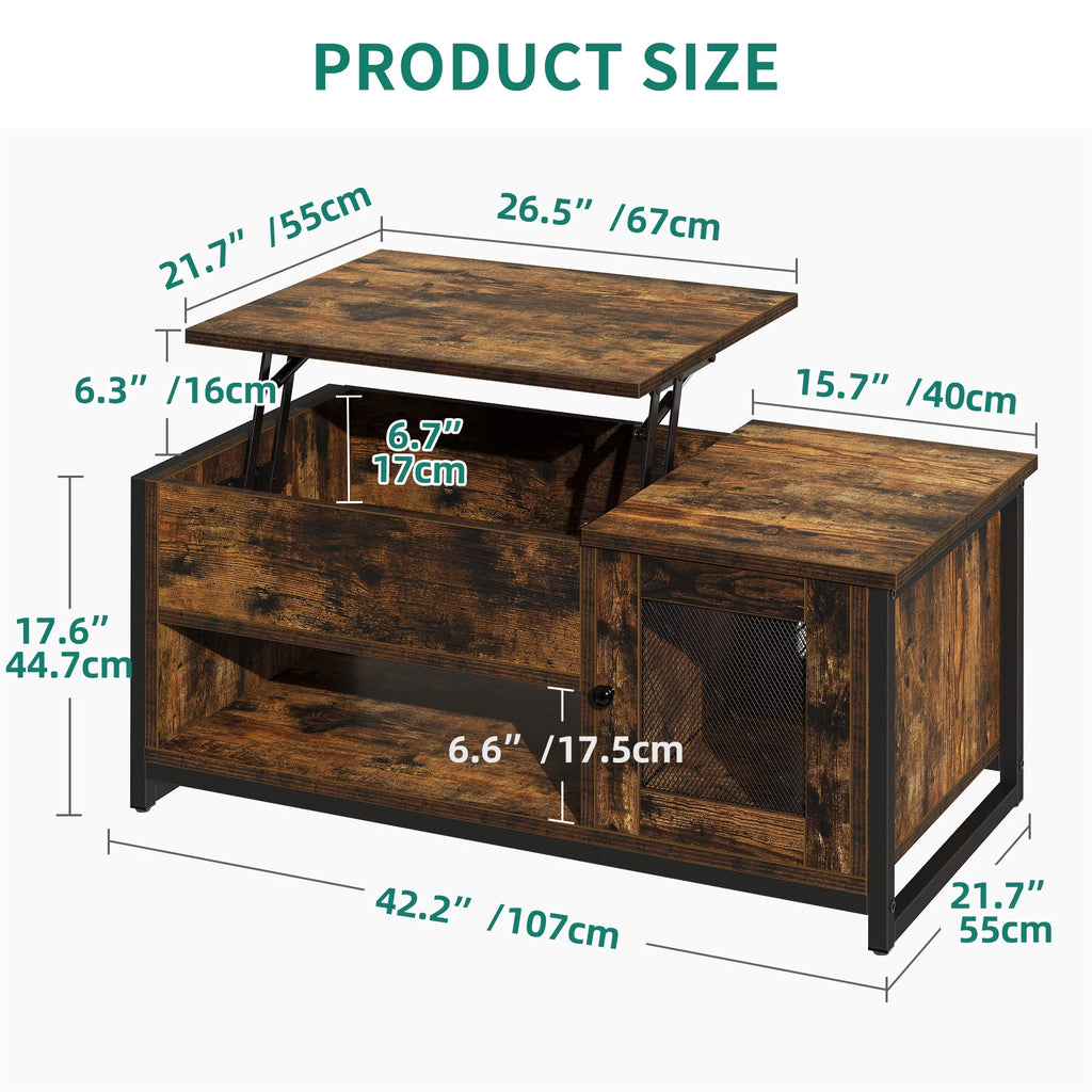 Lift Top Coffee Table with Storage C973578