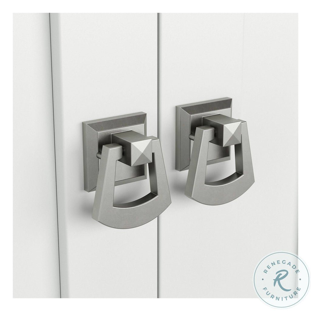 White Kitchen Pantry Cabinet with Doors K6300