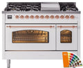 48 Dual Fuel Natural Gas Range with Copper Trim I806643
