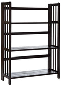 3 Shelf Folding Stackable Bookcase K480