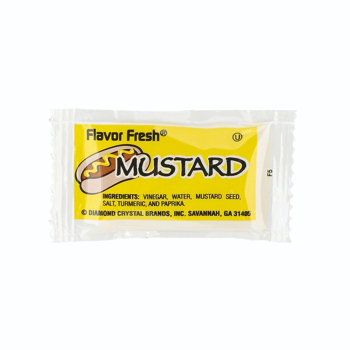 Mustard Pouch 5.5 Gram - 200 per Case D183436