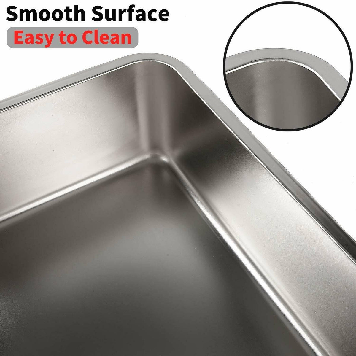 Stainless Steel Cat and Rabbit Litter Box M3823