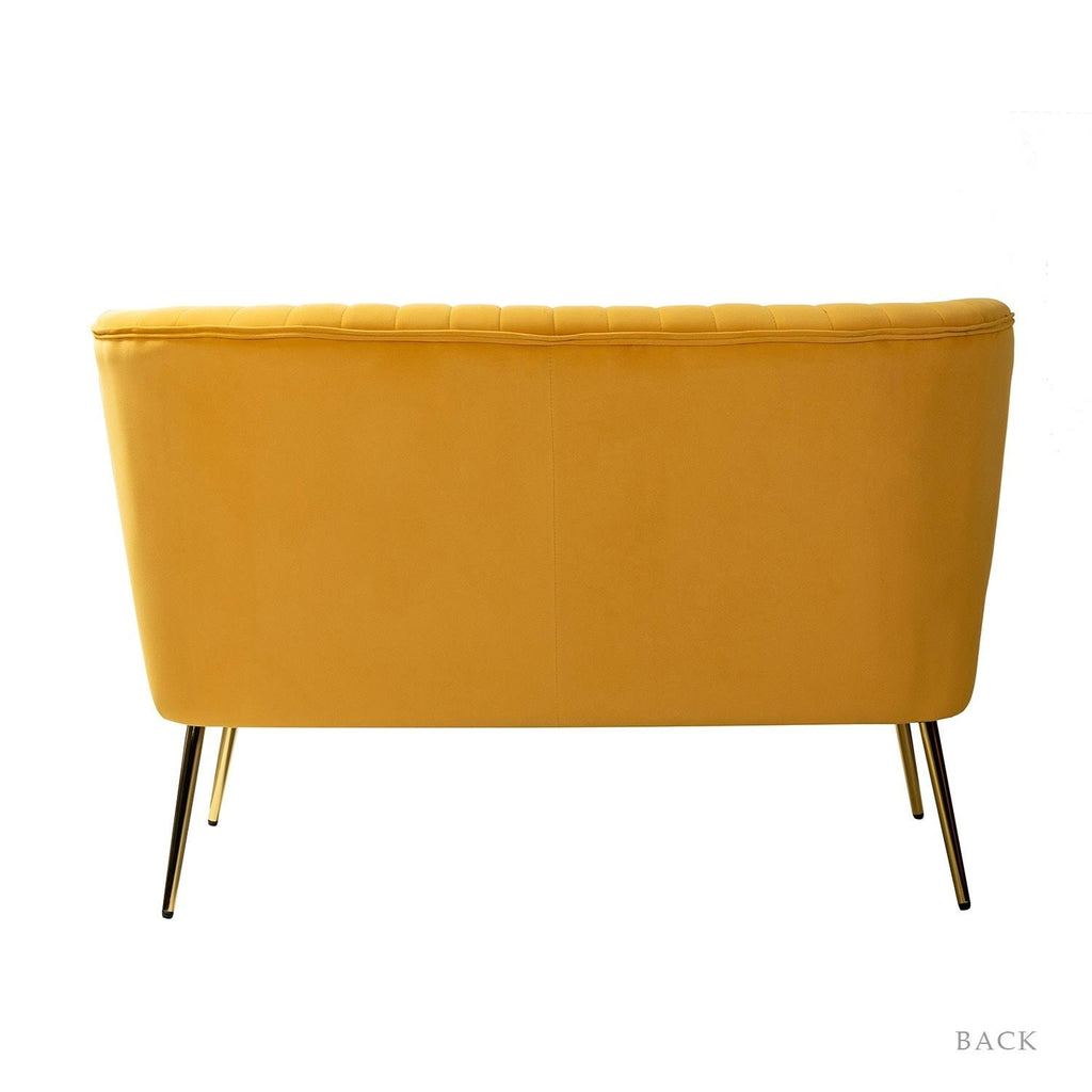 Grey Upholstered Loveseat Q373454