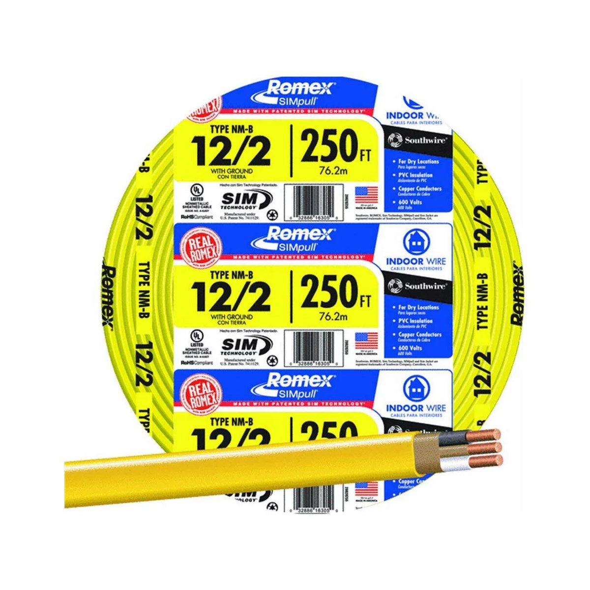 600 Watt Type NM-B Sheathed Wire Cable H976073