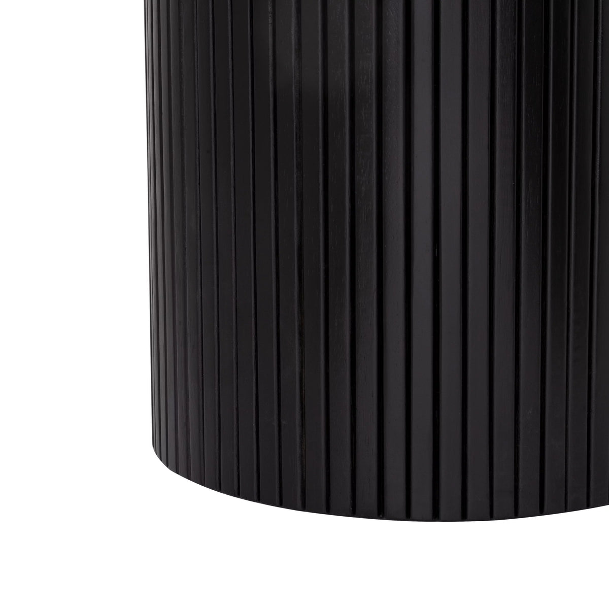 Black Solid Wood Round Dining Table S59997