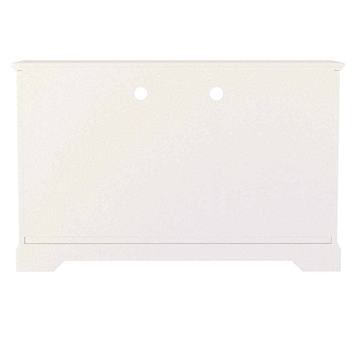 White Wood Media Storage TV Stand Console Z5302