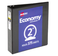 Black Round Ring Binder, 2 Capacity Y847