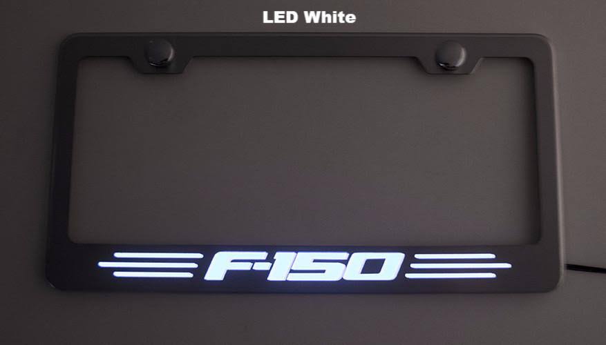 Rear Tag Frame Illuminated Yellow G127