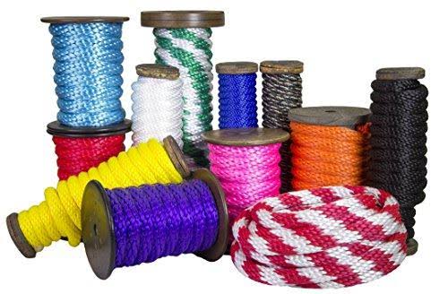 Hunter Green & White Braided Utility Rope, 1/2 inch x 250 Feet M711518
