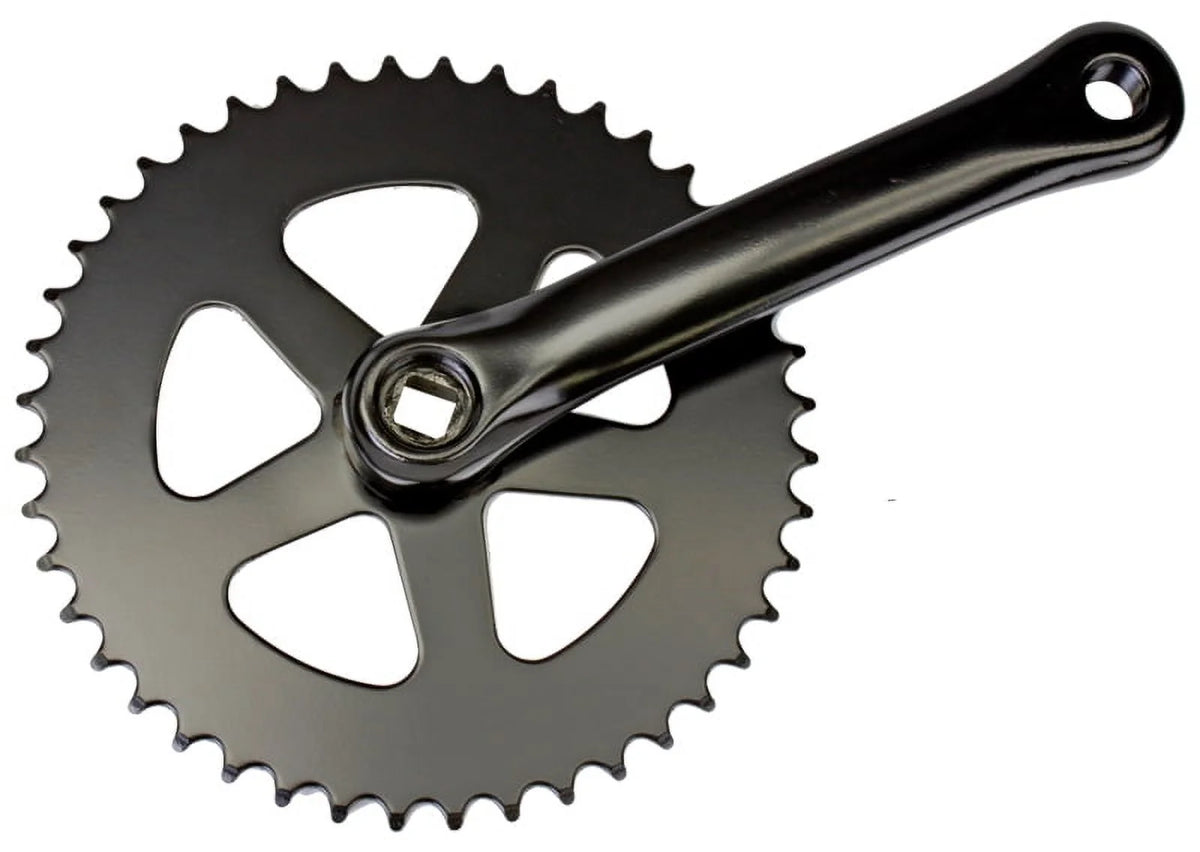 Alloy Crankset 44 x 170 Black Steel Ring Y254