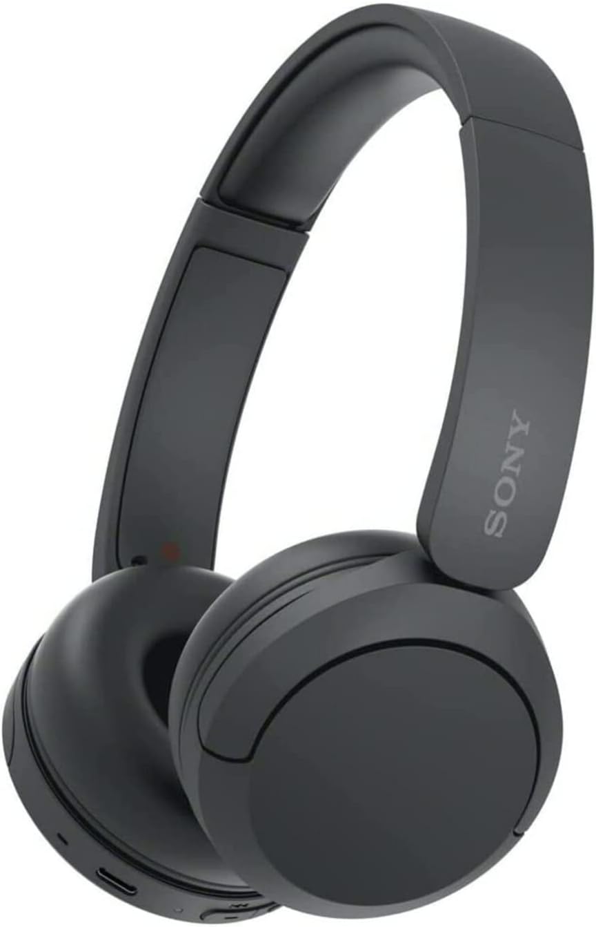 Wireless Bluetooth On-Ear Headphones with Microphone (Black) Bundle In-Ear Earbud Headphones (Black) (2 Items) T23180