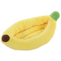 Banana Shape Washable Dog Bed with Removable Cushion Y616541