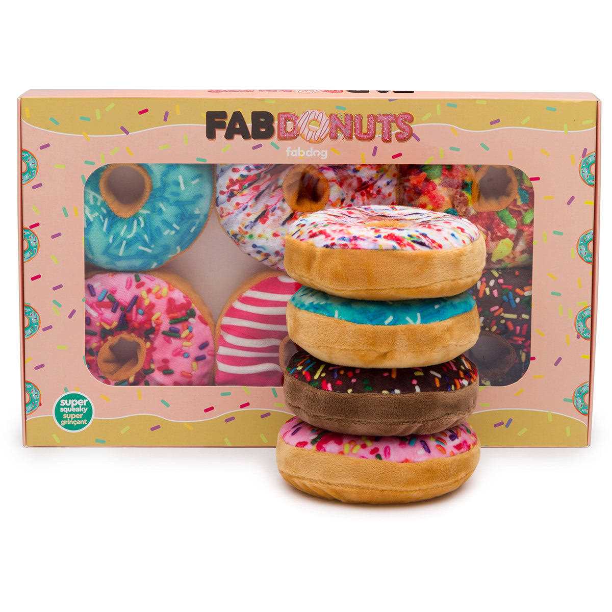 Box of Doughnuts Dog Toys E473810