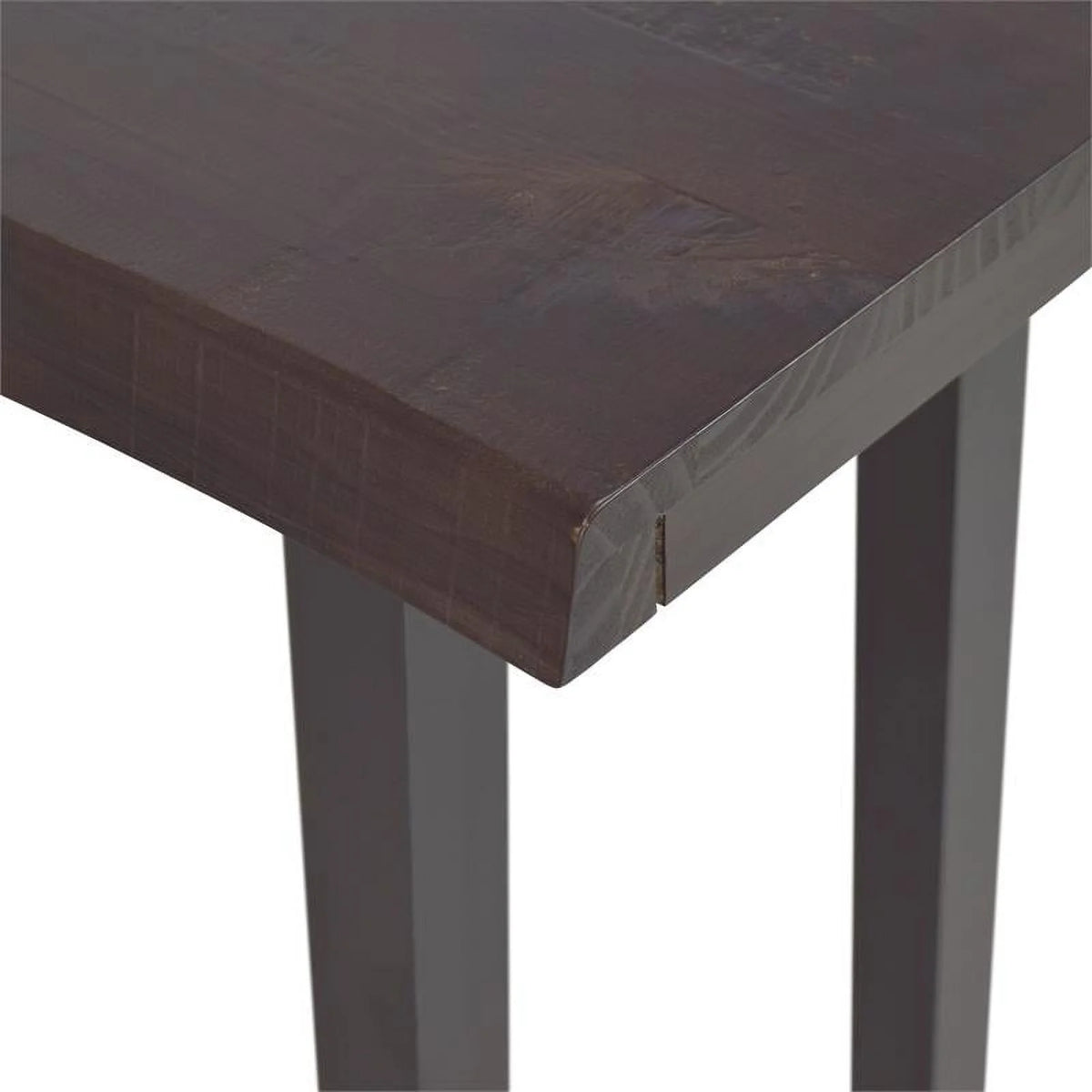 Solid Wood Live Edge Stool Set of 3 X9453
