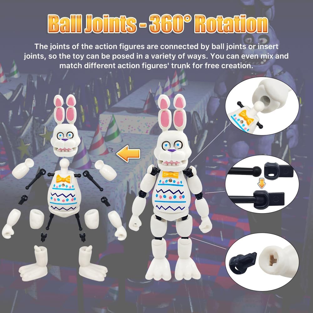 6 PCS 5.5 Inches Action Figures Set V561