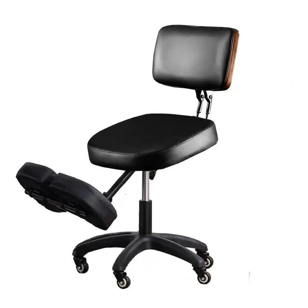 Kneeling Chair with Wheels and Back Support U577