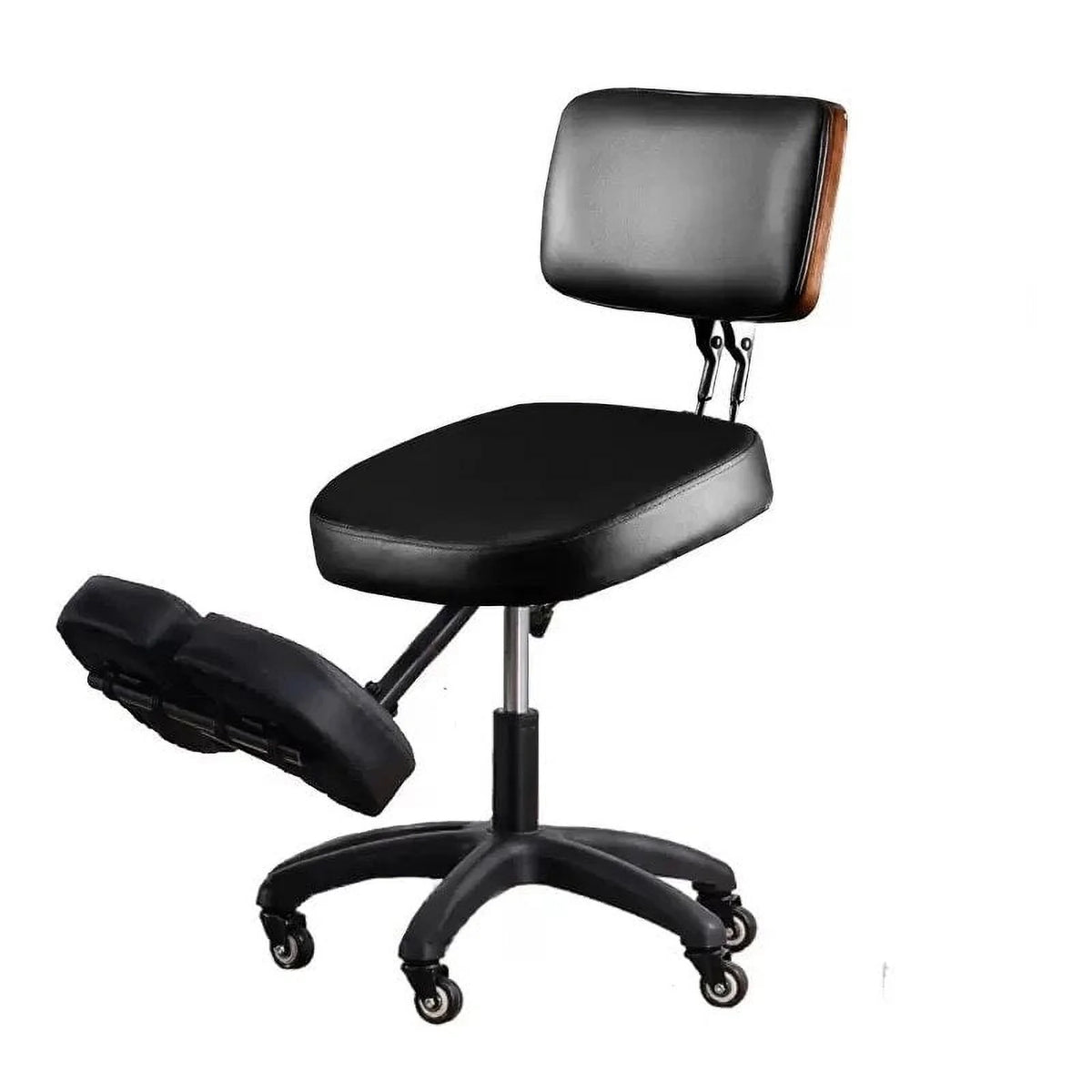 Kneeling Chair with Wheels and Back Support U577