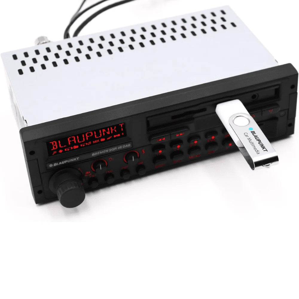 Retro Car Stereo Radio Bluetooth USB MP3 AUX Input V151978