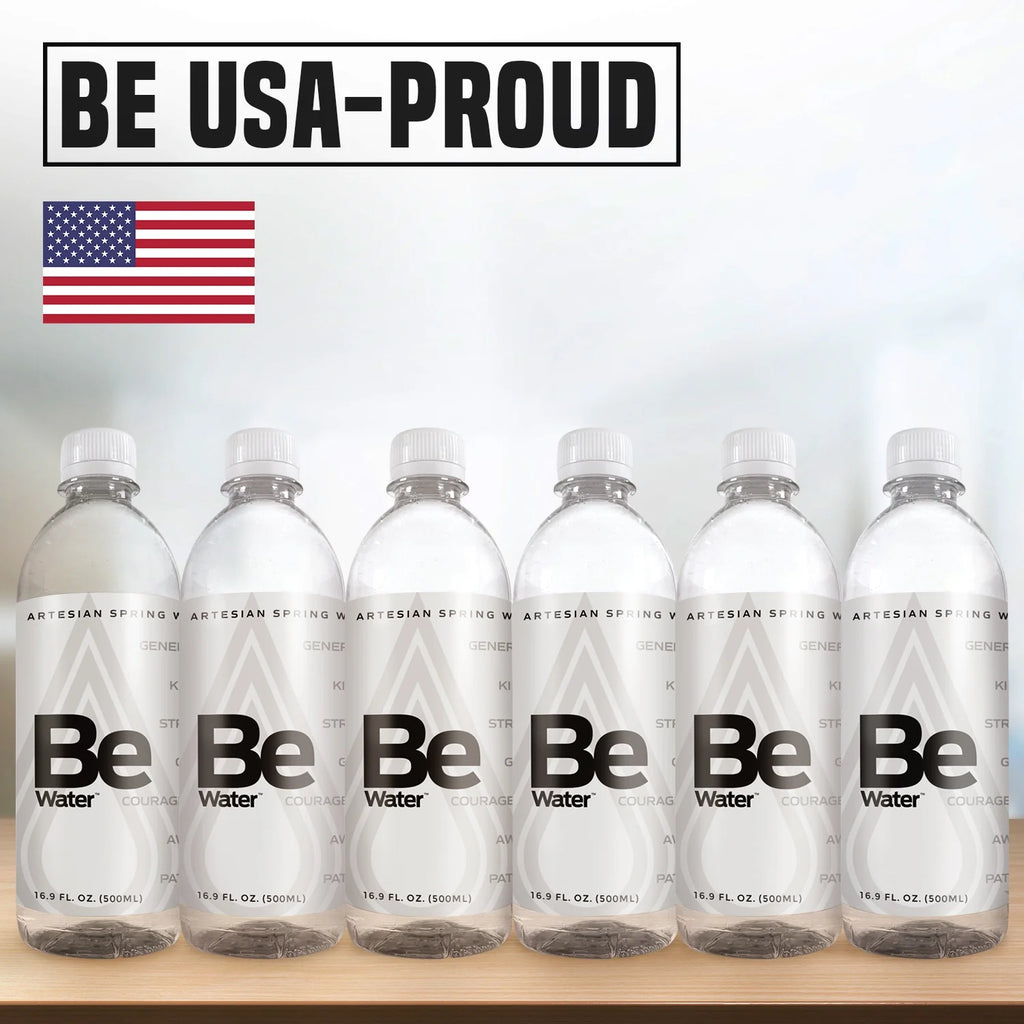 4 cases of 6 Natural Artesian Spring Bottled Drinking Water H100597
