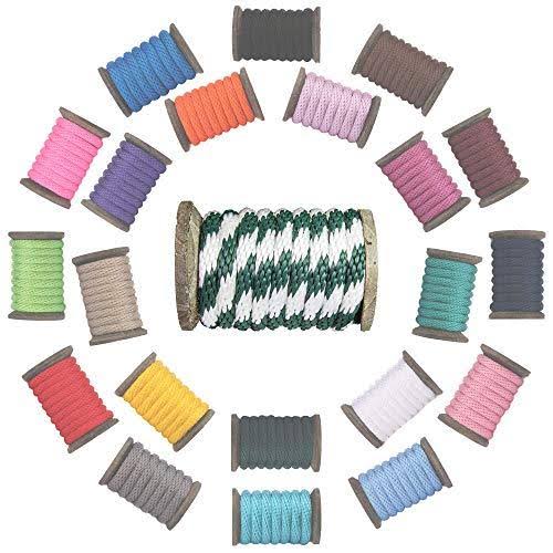 Hunter Green & White Braided Utility Rope, 1/2 inch x 250 Feet M711518
