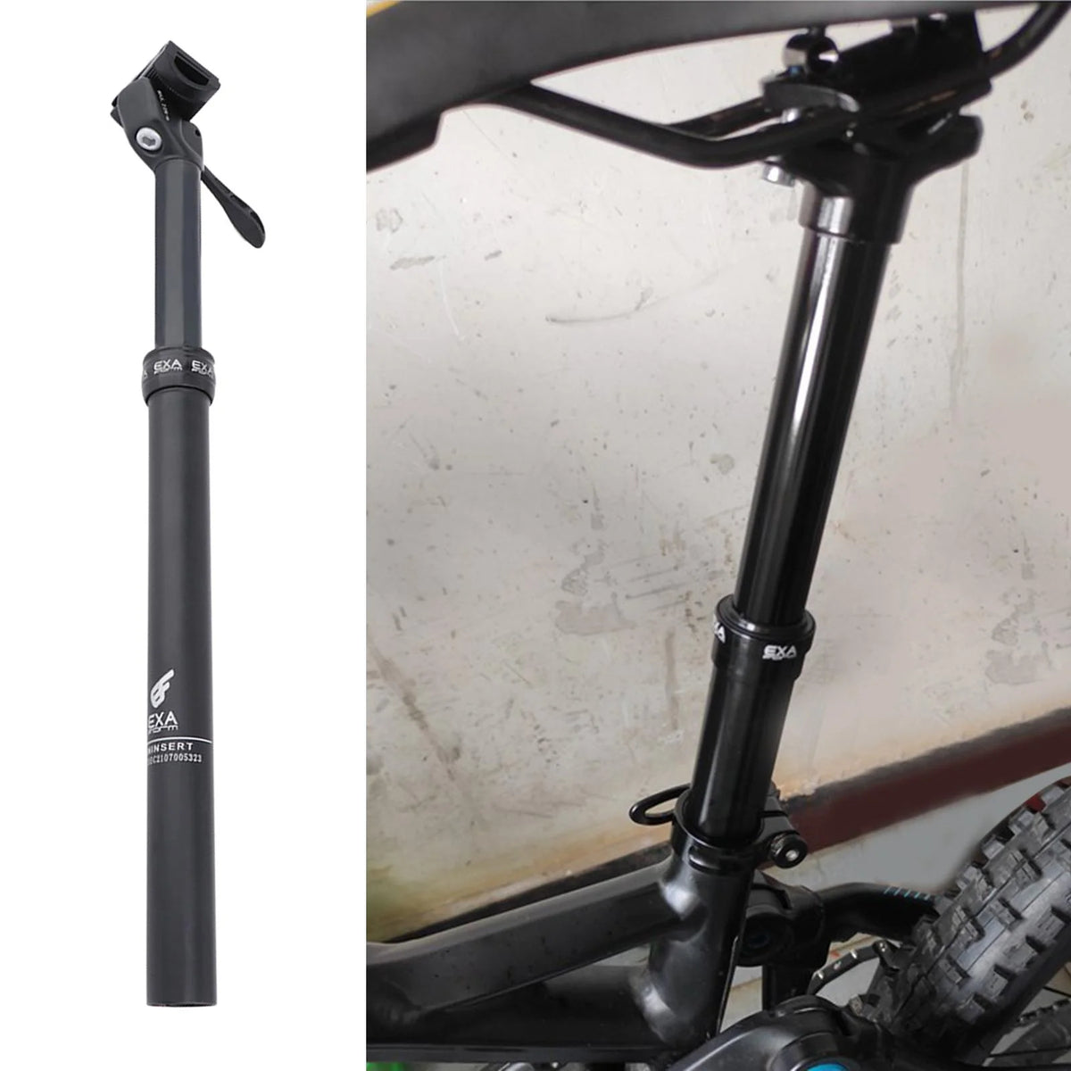 27.2mm Adjustable Bike Dropper Seatpost W130