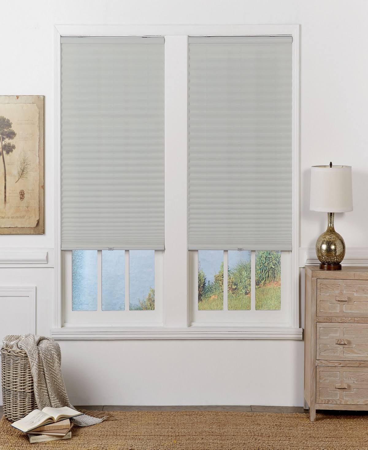 Cordless Light Filtering Pleated Shade 32x72 I1935