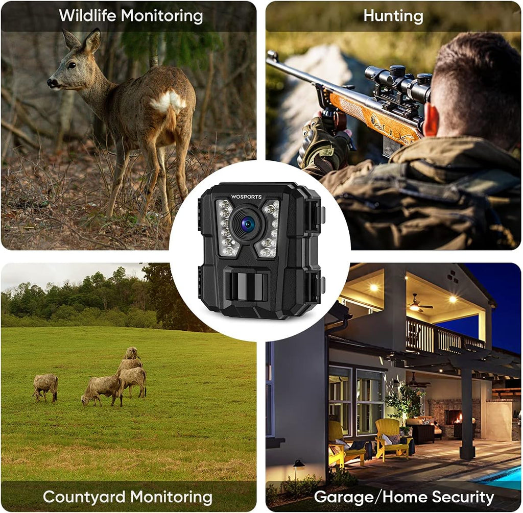 2 Pack Mini Trail Camera 1080P Waterproof N6807