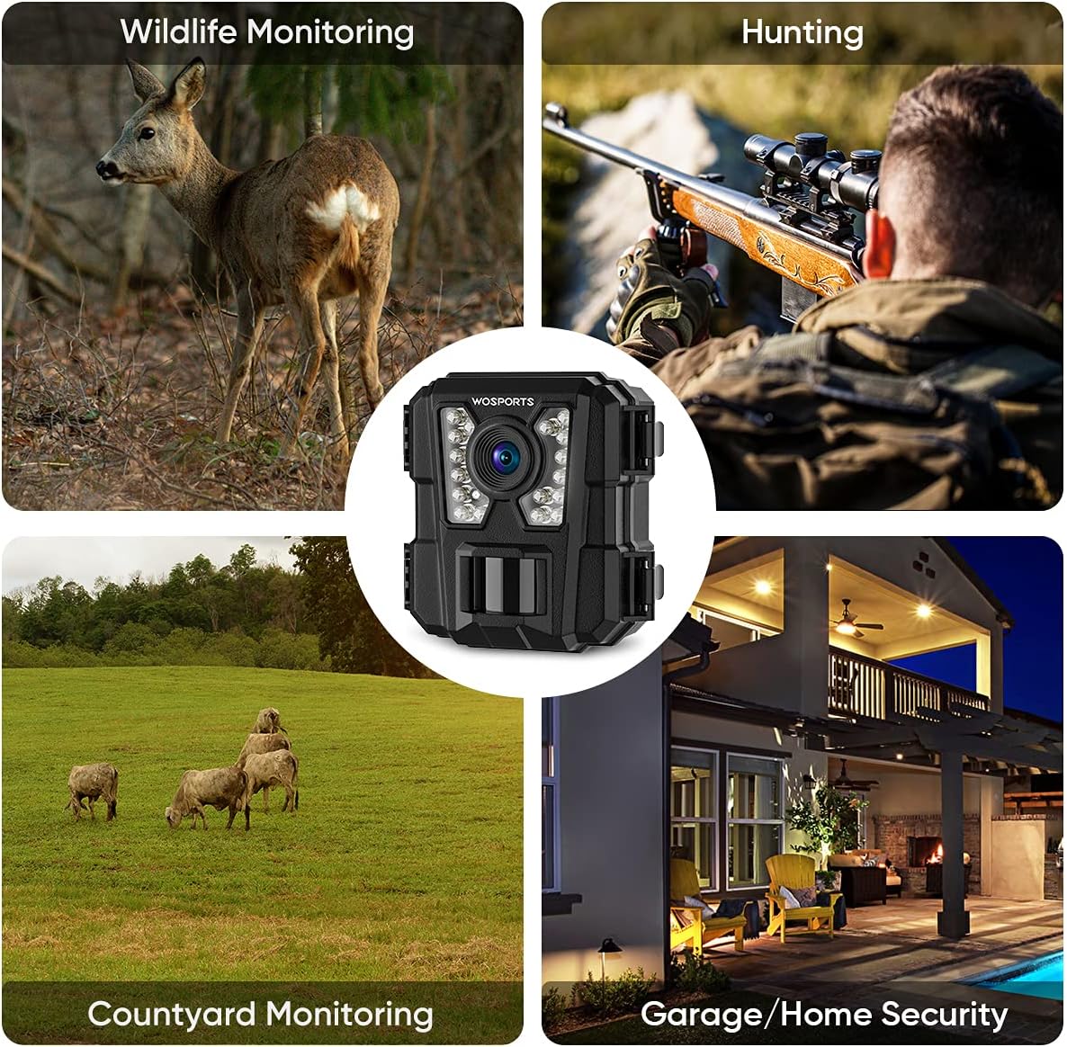 2 Pack Mini Trail Camera 1080P Waterproof N6807