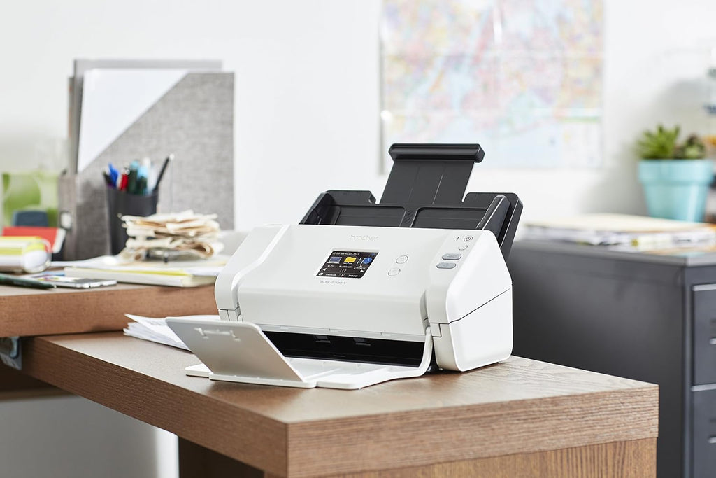 Wireless High-Speed Desktop Document Scanner with Touchscreen LCD Y484