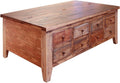 50 Inch 8 Drawer Lift Top Coffee Table O489