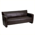 Brown Leather Sofa U337