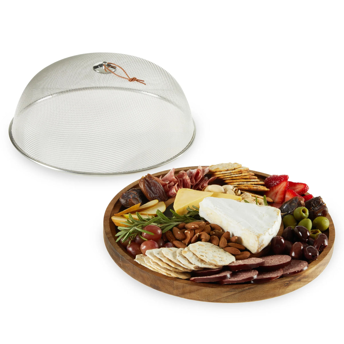 Slate & Acacia Wooden Charcuterie Board 3-Piece Set F976