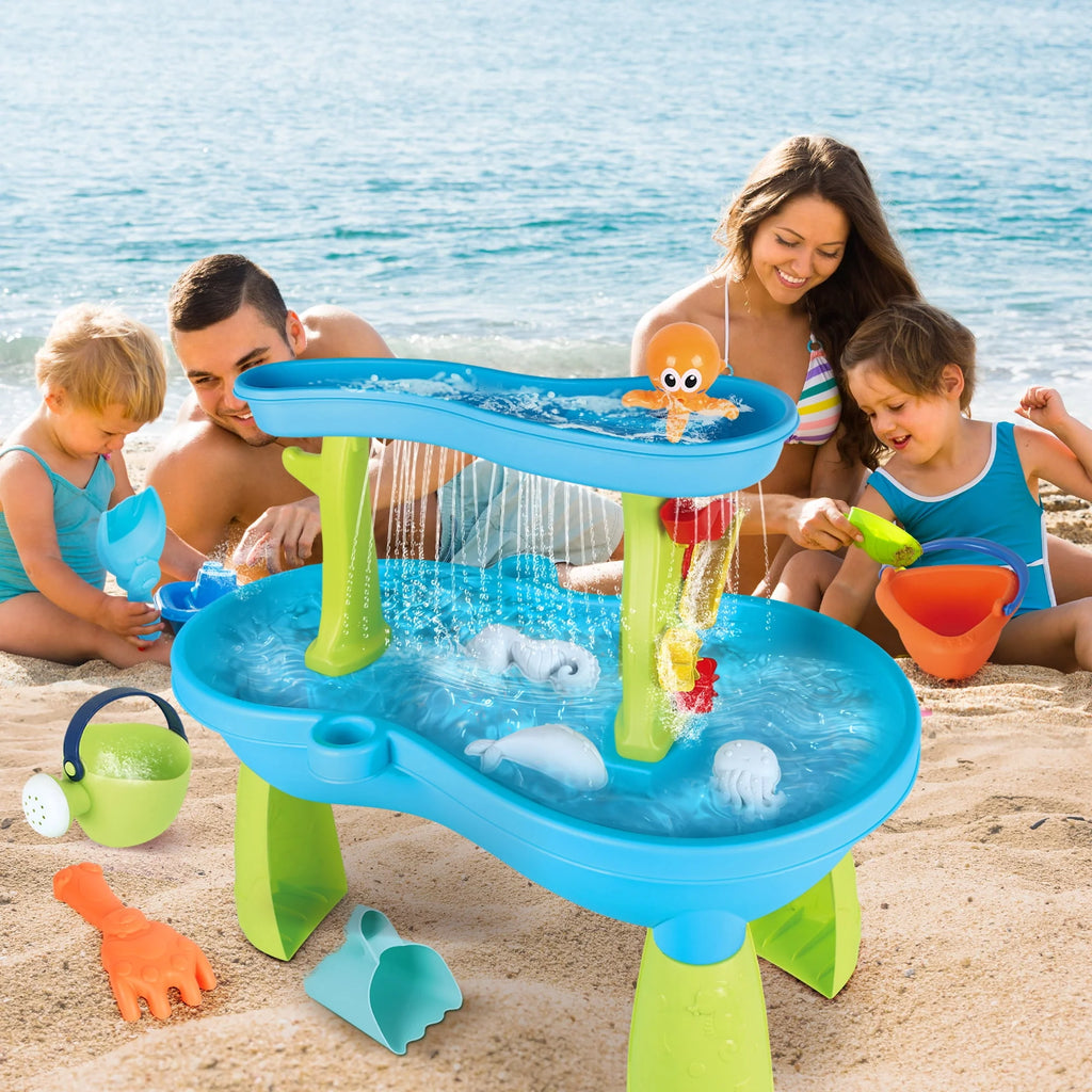 Sand and Water Table with 19PCS Accessory Set D448