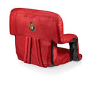 Red Portable Reclining Stadium Seat H4653