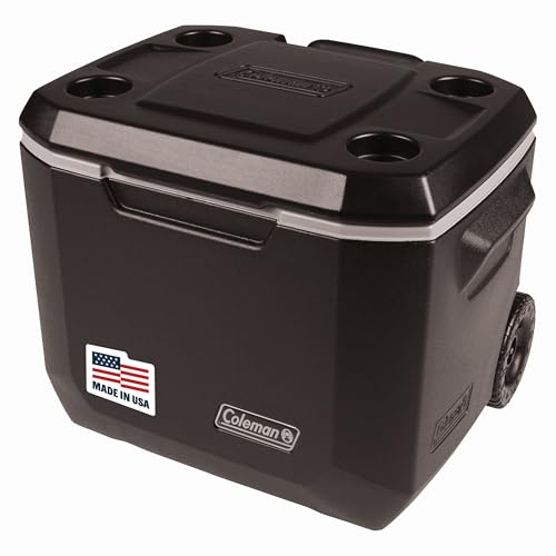 50qt Rolling Hard Cooler with Wheels H464164