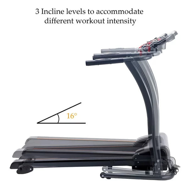Foldable Incline Motorized Treadmill X593179