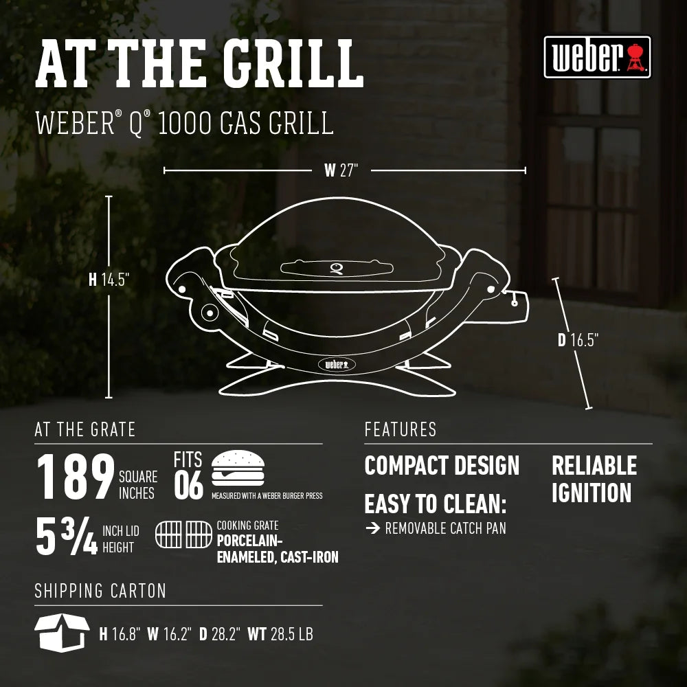 Portable Gas Grill Q72355