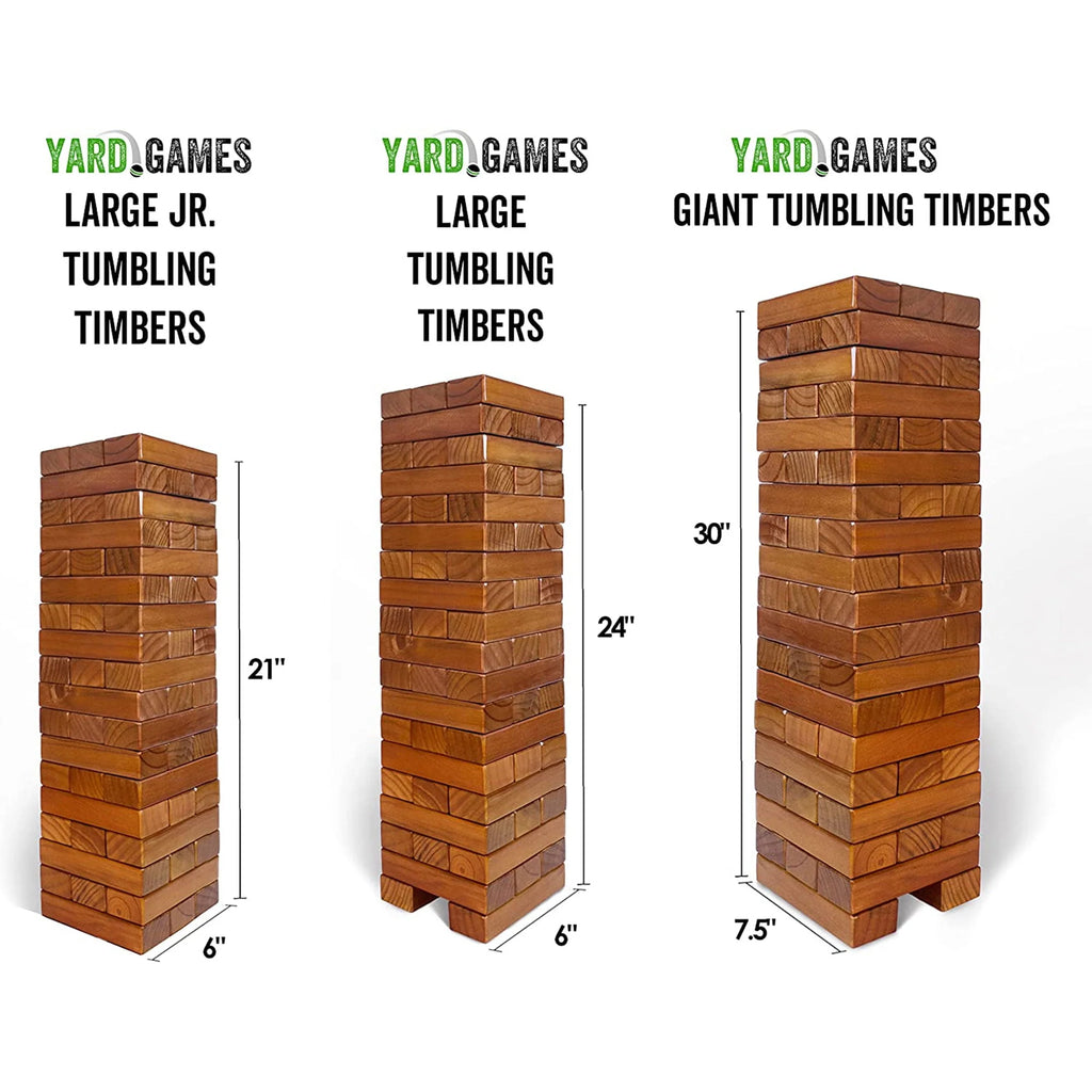 Natural Pine Wood Stacking Game 2 Pack D928503
