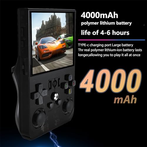 Handheld Retro Gaming Console 4.0 inch IPS Screen Linux System L98773