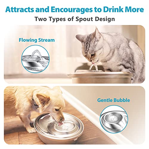 Stainless Steel Automatic Pet Water Fountain A620984